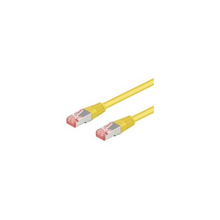 Goobay CAT 6 S/FTP CU 3m Yellow - High-Speed Networking Cable for Optimal Performance